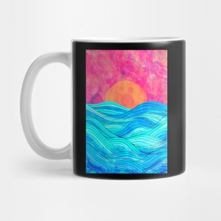 A painted sea Mug